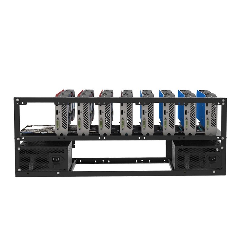 12 GPU Mining Rig Frame Open A - 12 Gpu Open Air Frame Case review and price